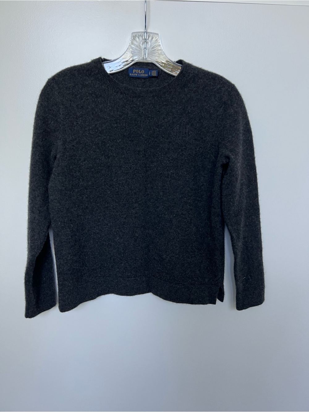 Polo by Ralph Lauren Dark Charcoal Crewneck Sweater - Women